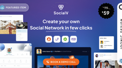 SocialV 2.1.1 – Social Network and Community BuddyPress Theme