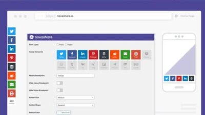 Novashare 1.6.1 – WordPress Social Sharing Plugin