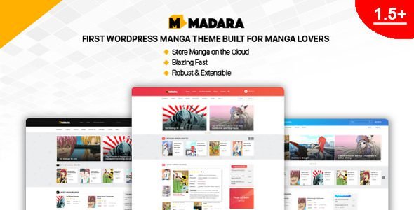Madara 2.2.3 – Responsive and modern WordPress theme for manga sites