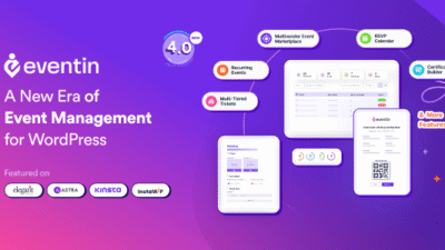 Eventin Pro 4.0.26 – WordPress Event Manager, Event Calendar and Booking Plugin