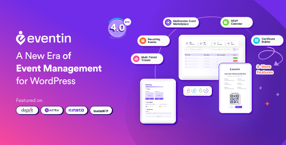 Eventin Pro 4.0.26 – WordPress Event Manager, Event Calendar and Booking Plugin
