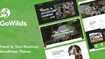 Gowilds 1.1.9 – Travel & Tour Booking WordPress Theme