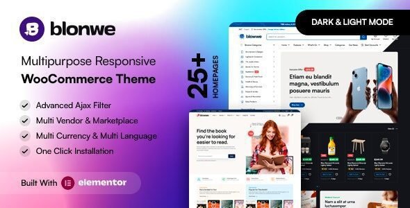 Blonwe 1.2.6 – Multipurpose WooCommerce Theme