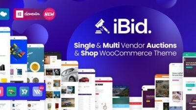 iBid 4.7 – Multi Vendor Auctions WooCommerce Theme