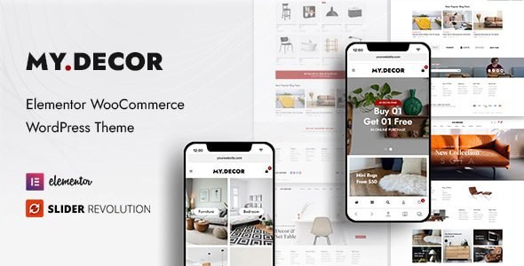 MyDecor 1.5.0 – Elementor WooCommerce WordPress Theme