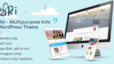 Aki 2.1.2 – Multipurpose Kids WordPress Theme