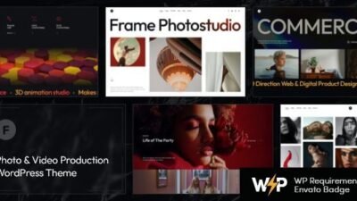 Frame 2.4.0 – Photo & Video WordPress Theme + AI