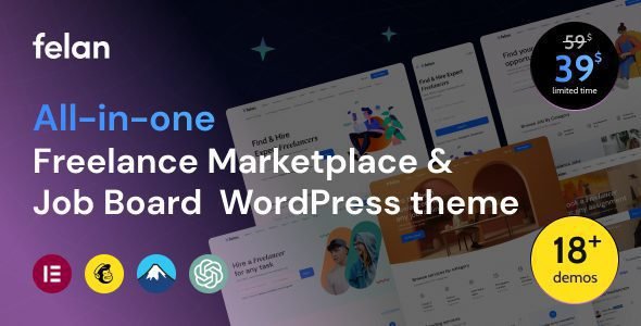 Felan 1.1.2 – Freelance Marketplace and Job Board WordPress Theme