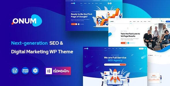 Onum 1.2.16.14 – SEO & Marketing Elementor WordPress Theme