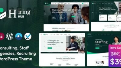 Hiring Hub 1.2 – Staffing Agencies WordPress Theme