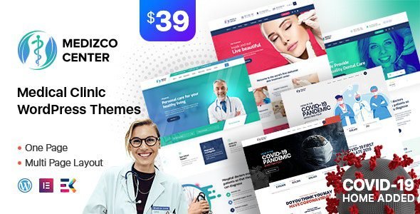 Medizco 3.7 – Medical Health & Dental Care Clinic WordPress Theme