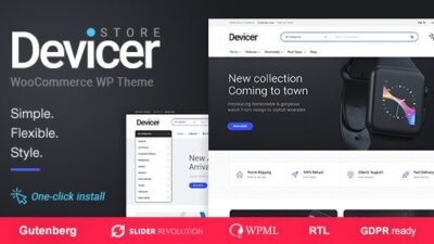 Devicer 1.2.6 – Electronics, Mobile & Tech Store WordPress Theme