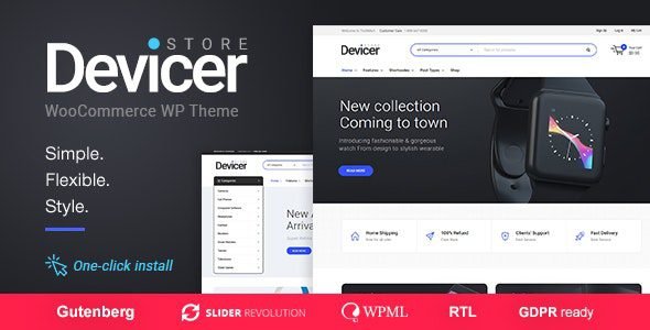 Devicer 1.2.6 – Electronics, Mobile & Tech Store WordPress Theme