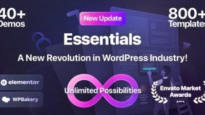 Essentials 3.2.20 – Multipurpose WordPress Theme