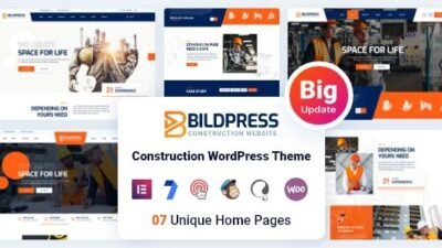 BildPress 2.0.2 – Construction WordPress Theme