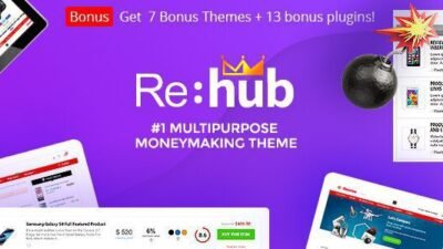 Rehub 19.9.6 – Price Comparison, Multi Vendor Marketplace WordPress Theme