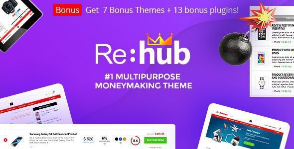 Rehub 19.9.6 – Price Comparison, Multi Vendor Marketplace WordPress Theme