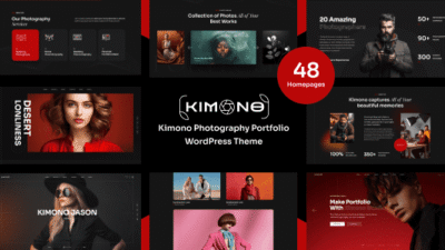 Kimono 10.0.4 – Photography Portfolio WordPress Theme