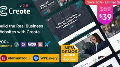 Creote 2.8.8 – Corporate & Consulting Business WordPress Theme