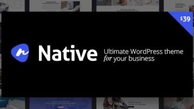 Native 1.7.0 – Stylish Multi-Purpose Creative WP Theme