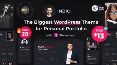 InBio 3.0.5 – Personal Portfolio WordPress Theme
