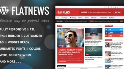 FlatNews 6.1 – Responsive Magazine WordPress Theme