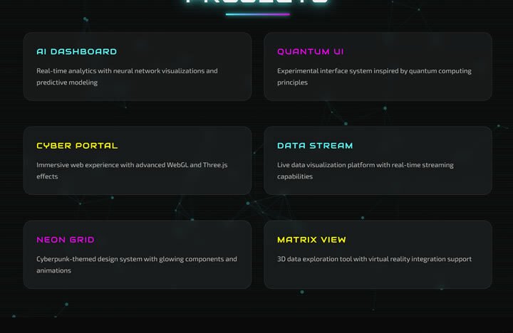 Neural Digital Portfolio HTML Template