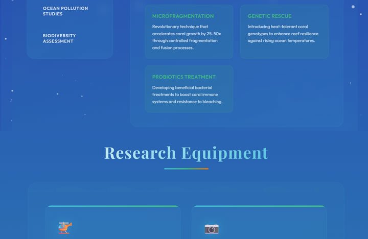 Aqua Nova Ocean Explorer HTML Template