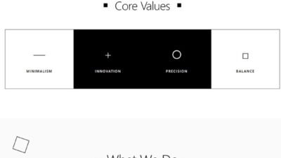 Minimal White HTML Template