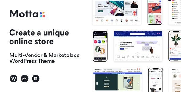 Motta 1.5.3 – Multi-Vendor and Marketplace WordPress Theme
