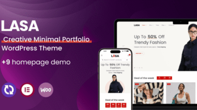 Lasa 1.1.5 – Creative Minimal WooCommerce WordPress Theme