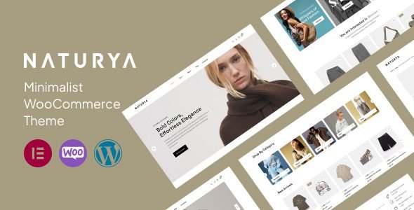 Naturya 1.0.4 – Minimalist WooCommerce WordPress Theme
