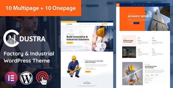 Dustra 1.5.6 – Factory Industrial WordPress