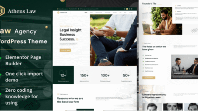 Athens 1.1.6 – Law Agency WordPress Theme