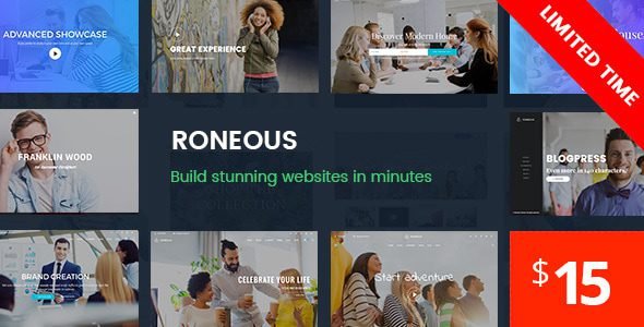 Roneous 2.1.4 – Creative Multi-Purpose WordPress Theme
