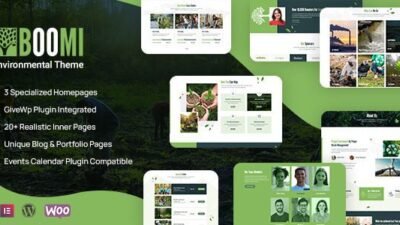 Boomi 1.0.8 – Environment & Ecology WordPress Theme
