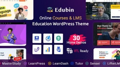 Edubin 9.4.10 – Education WordPress Theme