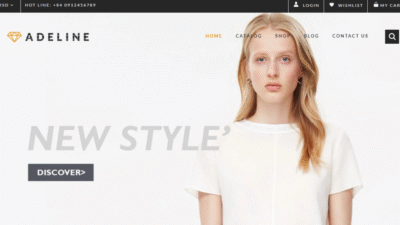 Adeline Theme Is A Premium Shopify Theme