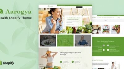 Aarogya Healthcare Nutrition and Wellness Shopify Theme