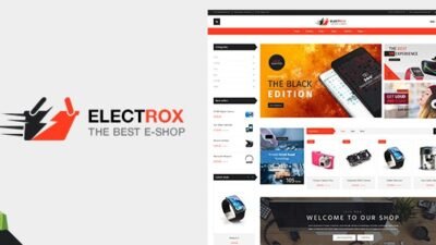 Electrox Shopify Electronics and Responsive Digital Theme