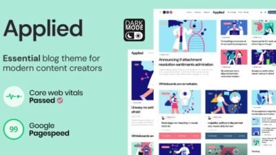 Applied 1.1.1 – Essential Blog theme for Modern Content Creators