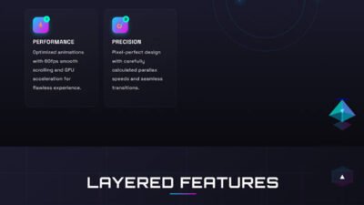 Parallax Depth HTML Template