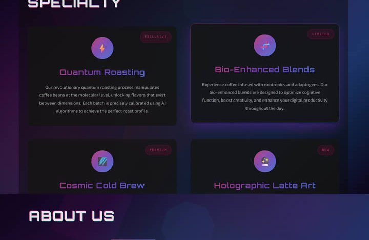 Nexus Brew Cafe HTML Template
