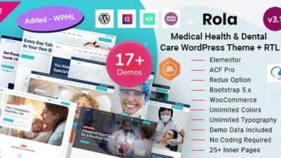 Rola 3.1 – Medical Health, Dentist Clinic & Healthcare WordPress Theme