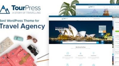 TourPress 1.2.5 – Travel Booking WordPress Theme