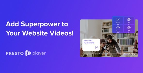 Presto Player Pro 3.0.2 – WordPress Video Player Plugin