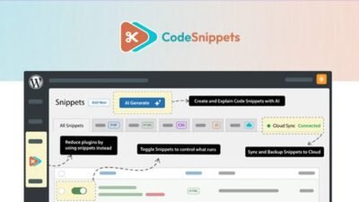 Code Snippets Pro 3.9.1 – WordPress Code Snippets Manager