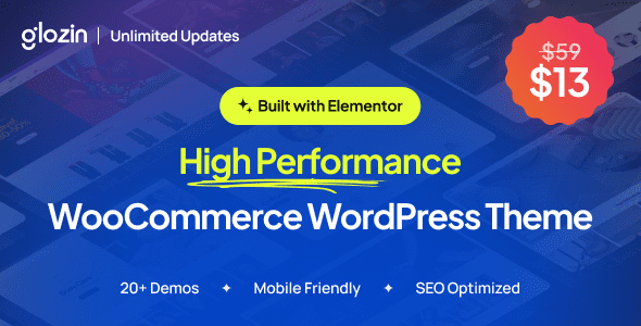 Glozin 1.6.1 – Multipurpose WooCommerce WordPress Theme