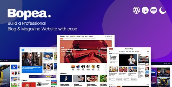Bopea 1.1.4 – Newspaper & Magazine WordPress Theme