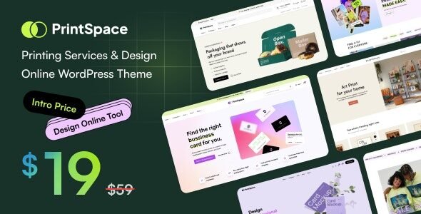 PrintSpace 1.4.2 – Printing Services & Design Online WooCommerce WordPress Theme
